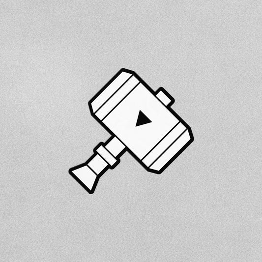 Deadly Hammer Sticker